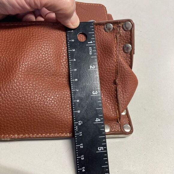 Marc Chantel Y2K Women's Brown Genuine Leather Western Shoulder Bag - Picture 3 of 12